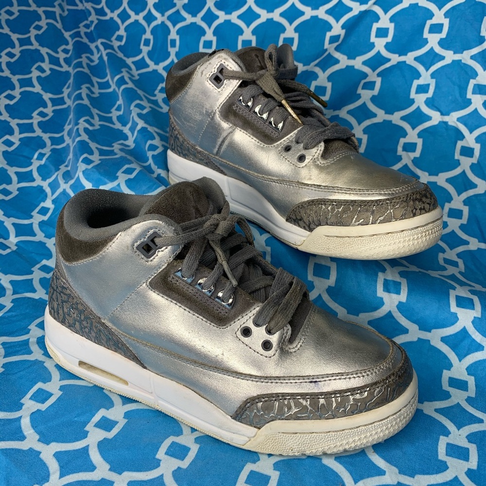 Nike Air Jordan 3 Women’s Size 7.5 Retro Premium HC GG Chrome cool grey wmns